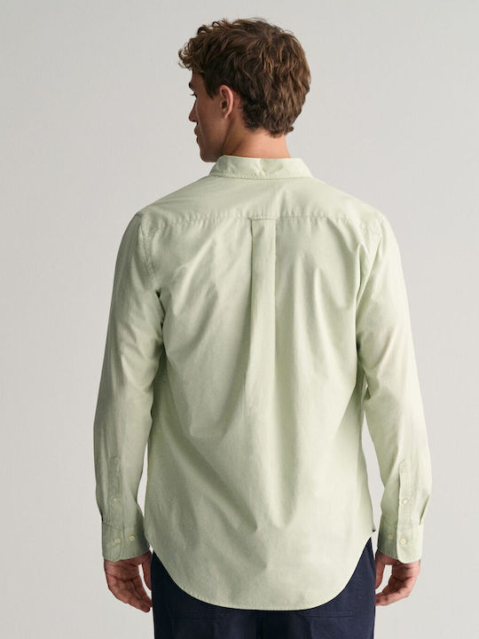 Long-sleeved Cotton Shirt Pink