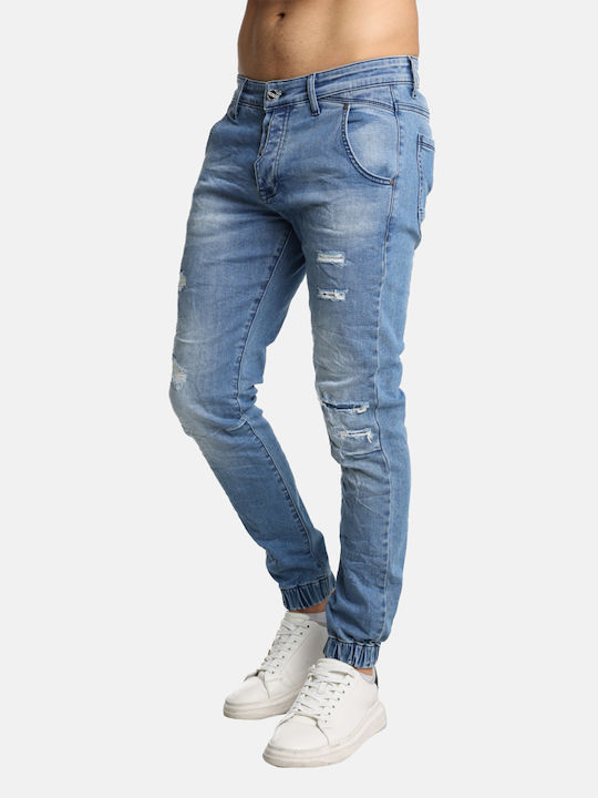 Paco & Co Herren Jeanshose in Regular Fit Blue