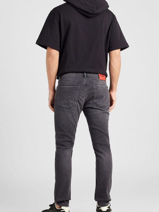 Hugo Boss Pantaloni de Bărbați din Jean în Croială Extra Slim Grey