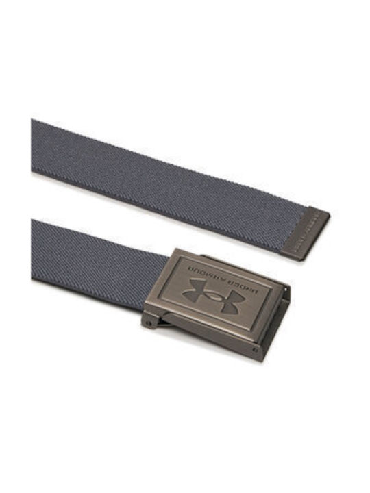 Under Armour Curea pentru bărbați Din material textil Gri
