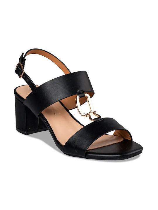 Envie Shoes Damen Sandalen in Schwarz Farbe