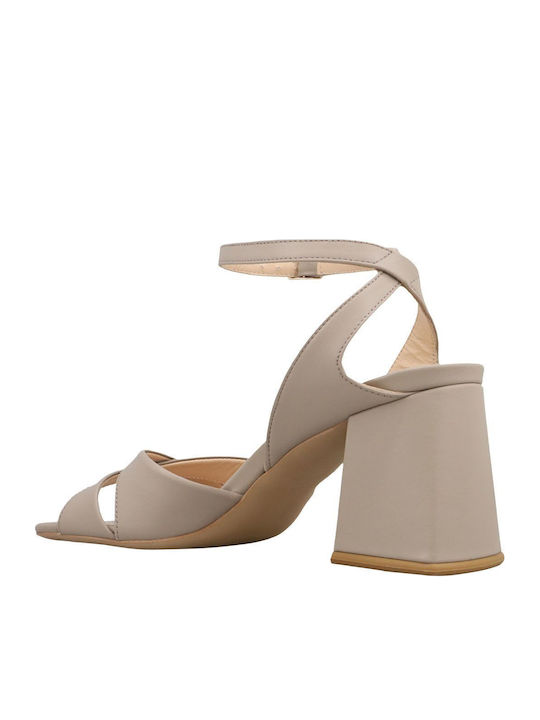 Leder Sandalen Braun