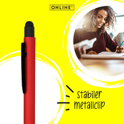 Online Ballpen Alu Stylus Red