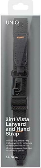 Uniq Neck Strap for Mobile Phones Black