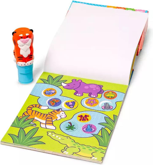 Melissa & Doug Children's Craft Sticker WOW! Activity Book with Sticker Stamp - Tiger for Children 3 Years Pumpkin