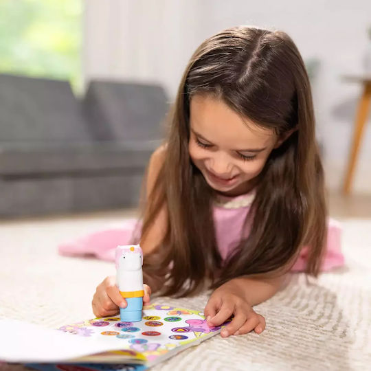 Melissa & Doug Children's Craft Sticker WOW! Activity Book with Sticker Stamp, Unicorn for Children 3 Years Cupcake