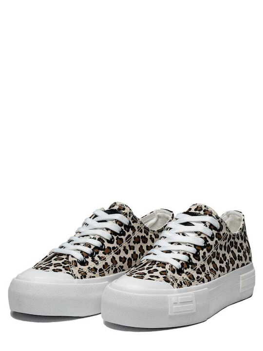 One Way Adidași Flatforms Pentru Femei Leopard