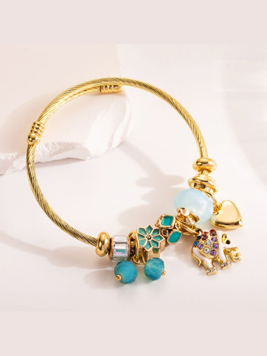Callajewels Femeie Brățară tip cuff din Oțel Placat cu aur