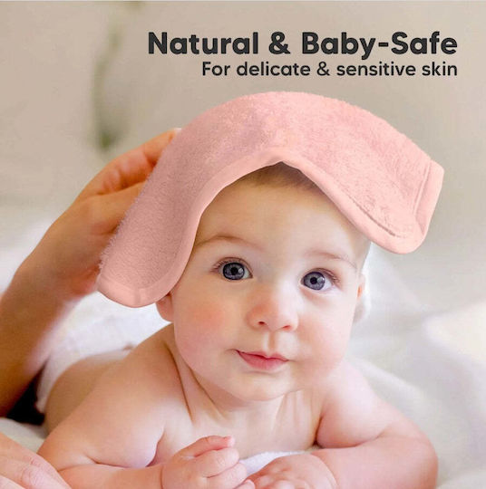 Kea Babies Пелени за бебета Розови 25.5x25.5см 6 Бройки