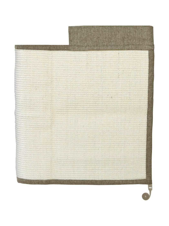 Navaris Scratching Post Floor Mats Brown 70x50cm