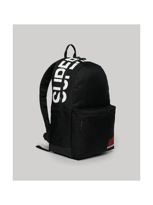 Superdry Bărbați Rucsac Negru 18lt