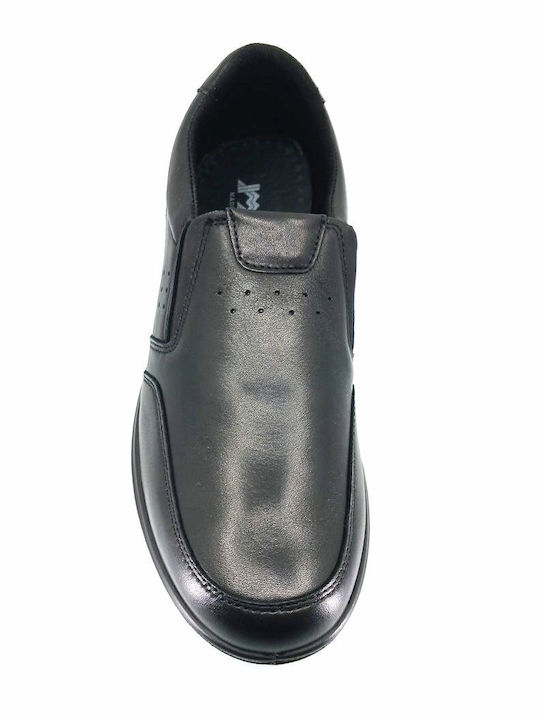 Leder Herren Freizeitschuhe Schwarz