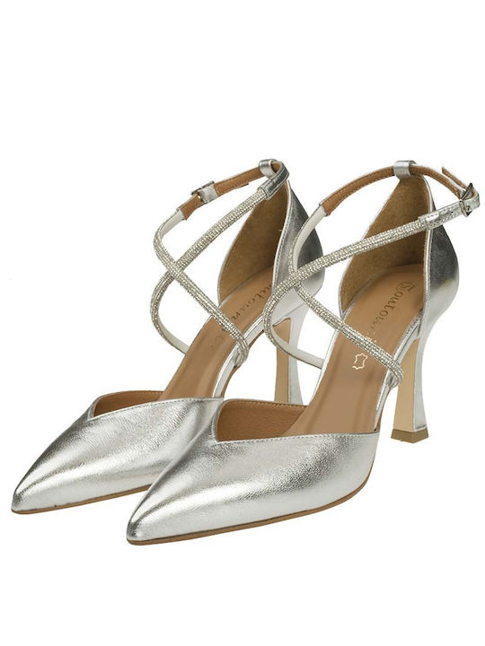 Divide Silver High Heels