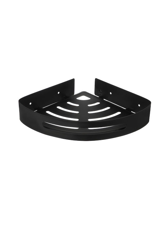 Raft De Perete Inox 20x29x4.5cm Negru