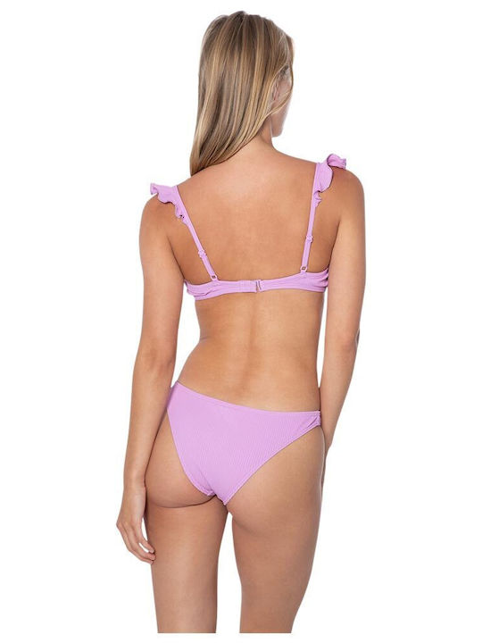 Protest Bikini Set Sports Bra & Slip Bottom Pink