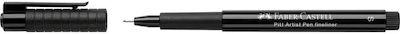 Faber-Castell Pitt Artist Pen Marker de Proiectare 0.3mm Black (199)