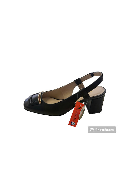 Ragazza Leder Pumps Schwarz