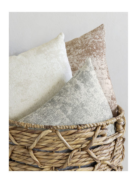 Nima Seymour Armchair Throw Two Sides Jacquard 180x180cm Gray