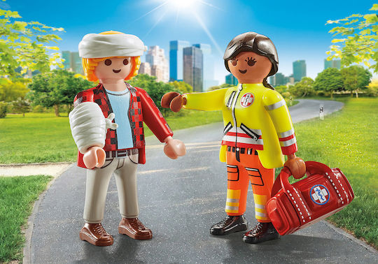 Playmobil Duo Pack Rescue and Injured for 4-10 years old