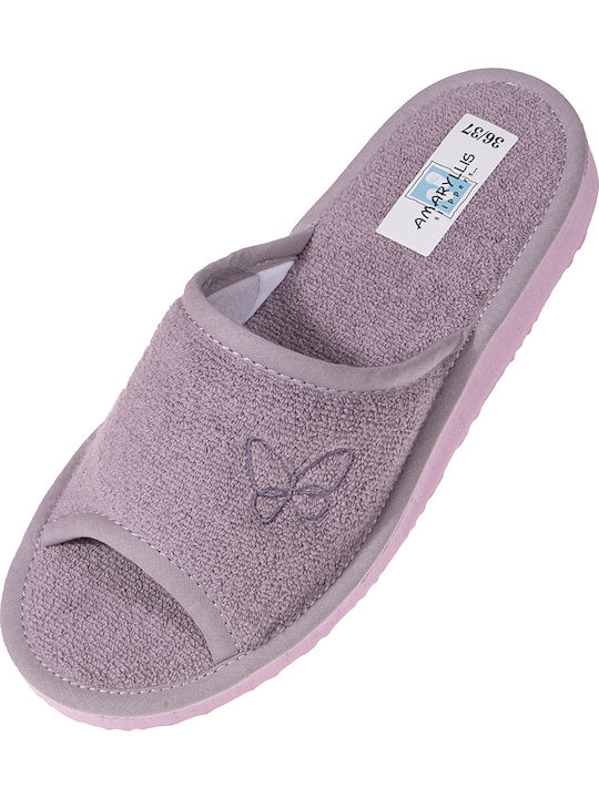 Terry Winter Women's Slippers Purple