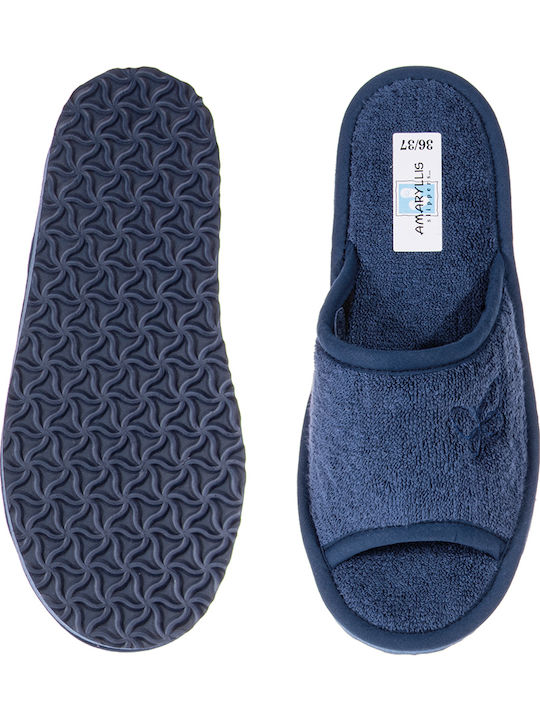 7312 Terry Winter Women's Slippers Blue