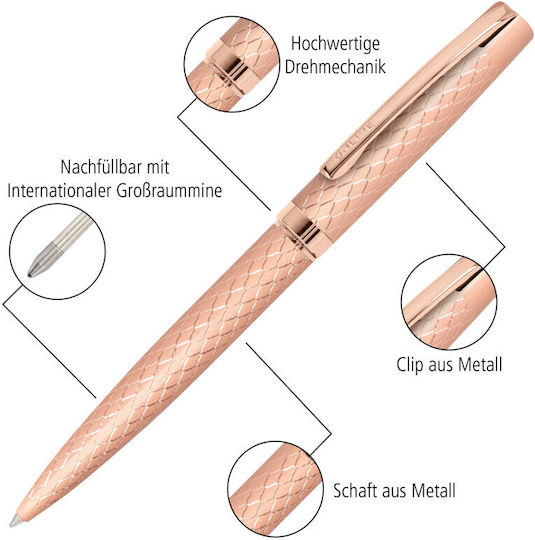 Online Σετ Στυλό Ballpoint Medium με Πένα Medium Μαύρο σε Θήκη