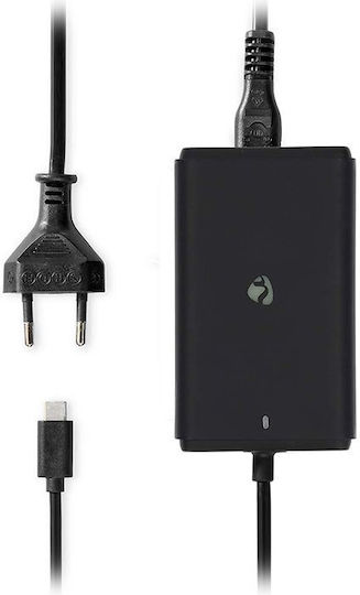 Nedis USB-C Universal Φορτιστής Laptop 45W 20V 3A με Αποσπώμενο Καλώδιο Τροφοδοσίας