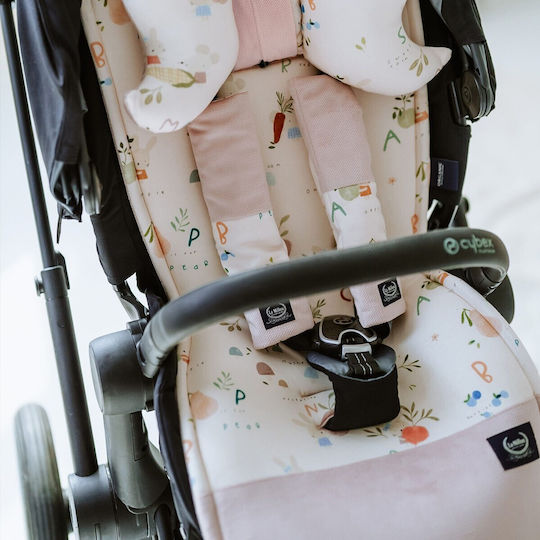 La Millou Stroller Seat Liner 36.5x85cm Blue