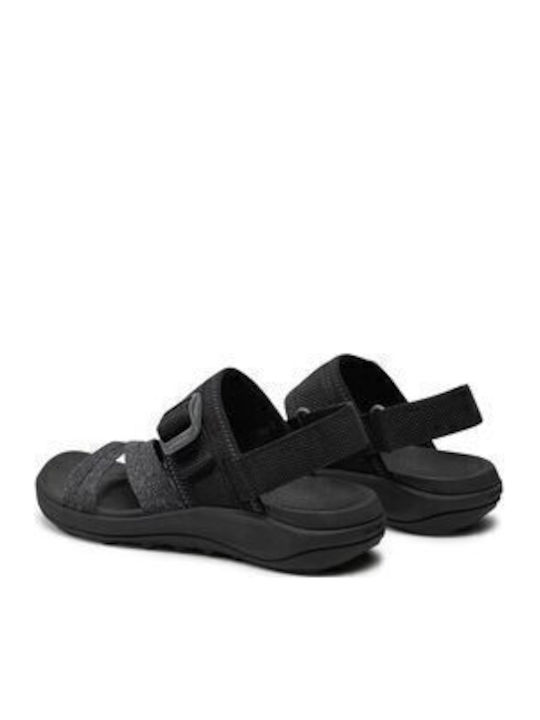 District Flache Sandalen für Damen in Schwarz Farbe