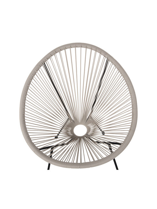 Outdoor-Sessel Rattan Black-creek 71x72x80εκ.