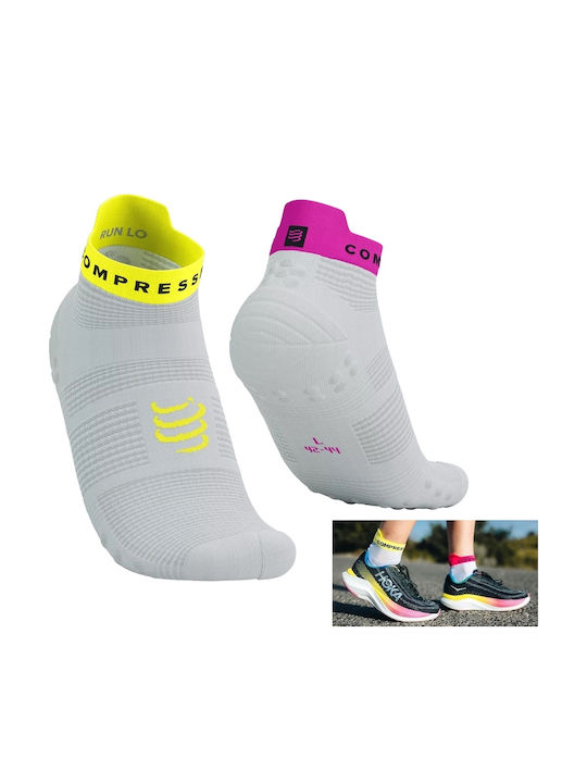 Compressport Racing Running Socks White 1 Pair