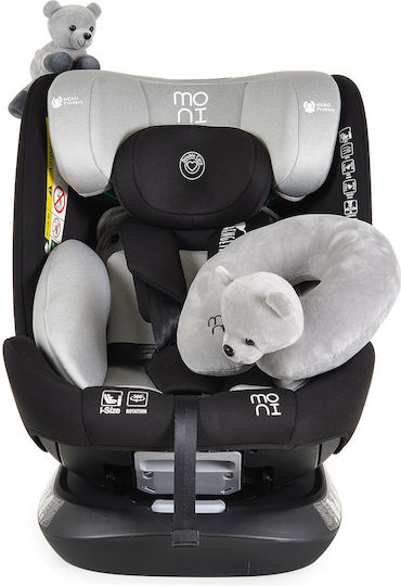 Moni Serengeti Baby Car Seat i-Size with Isofix Light Grey 0-36 kg