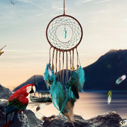 Handmade Metal Dreamcatcher Wall Decor 13x45cm