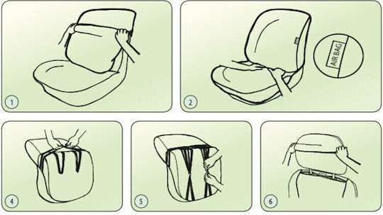 Kronos Super Airbag Complete Seat Covers - Dimensiunea L