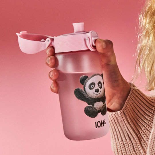 Πλαστικό Παγούρι Pod 350ml Ion8 Με Πάντα - Ροζ