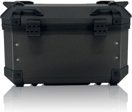 Κεντρικη Βαλιτσα Αλουμινιου Aluminium Top Case Brushed Series Dark Grey Q1 45l | Coocase