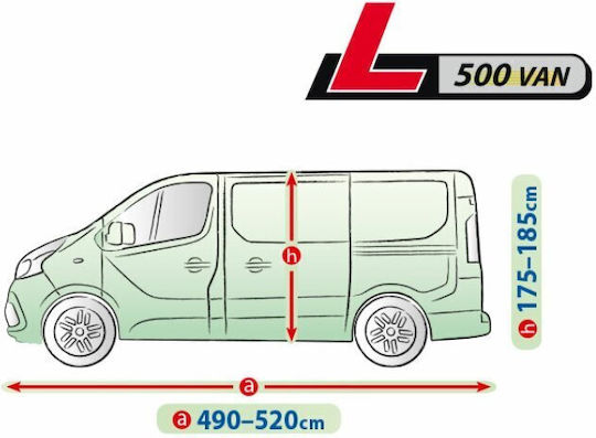Mobile Garage Full Car Cover Size - L500 - Van