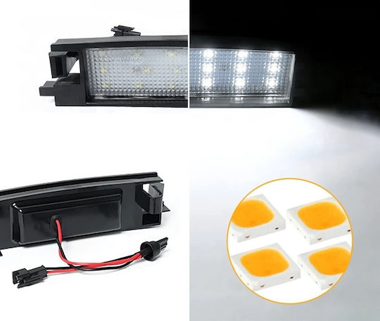 Toyota Rav 4, Auris, Yaris Led Registration Lights 2 Pcs