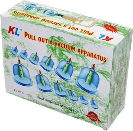 Therapeutic Device with Suction Cups against Cellulite and Wrinkles 12pcs