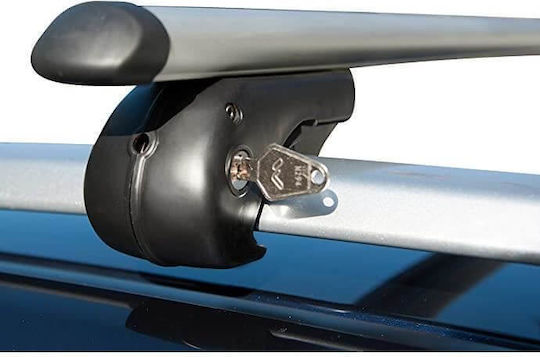 fischer Μπάρες Οροφής Αλουμινίου 120εκ. Universal Nissan Maxima (Σετ με πόδια)
