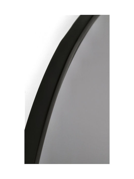 Bizzotto Planet Wall Mirror with Black Metallic Frame 50x50cm 1pcs