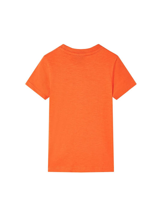 vidaXL Kids T-shirt Dark Orange