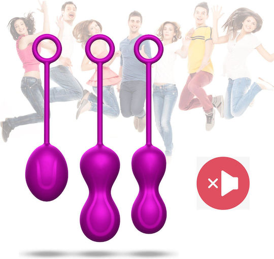 Set Of Geisha Balls For Exercising Kegel Muscles 3pcs