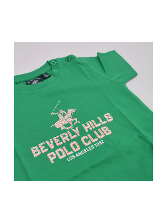 Beverly Hills Polo Club Kinder-T-Shirt Grün