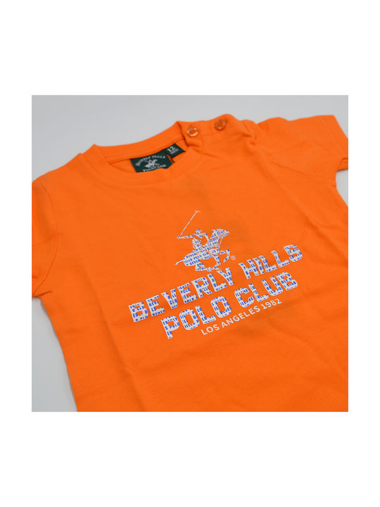 Beverly Hills Polo Club Kids T-shirt orange