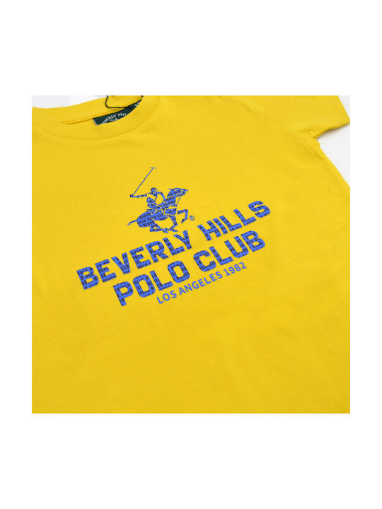 Beverly Hills Polo Club Tricou pentru copii Galben