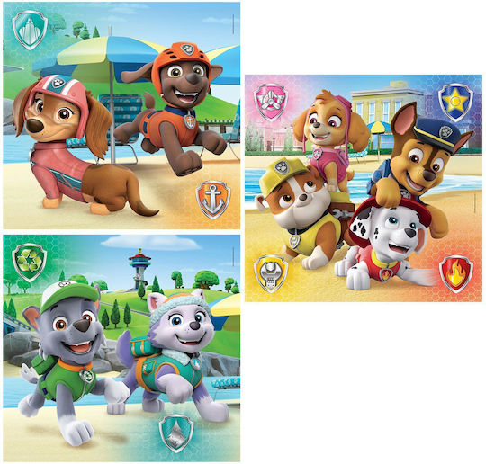 Clementoni Παιδικό Παζλ Super Color Nickelodeon Paw Patrol 3x48 Τμχ