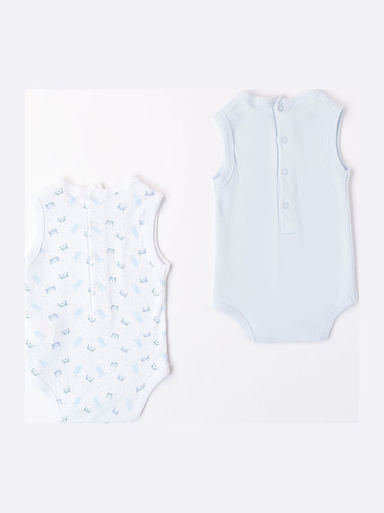 iDO Set of White Baby Bodysuits