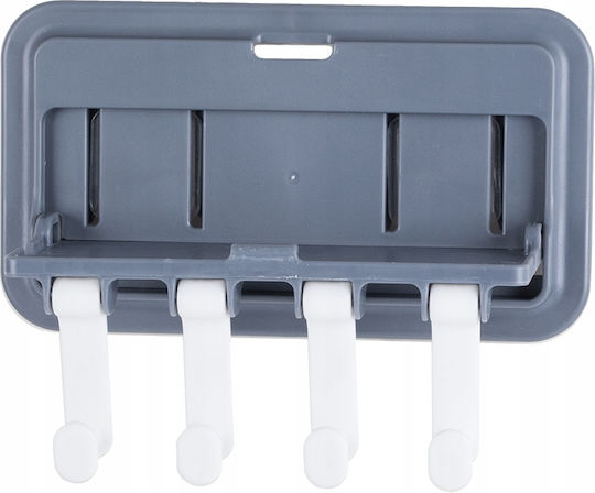 Raft De Perete Din Plastic 16x9cm Gri