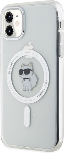 Karl Lagerfeld Choupette MagSafe Umschlag Rückseite Kunststoff Transparent (iPhone 11)